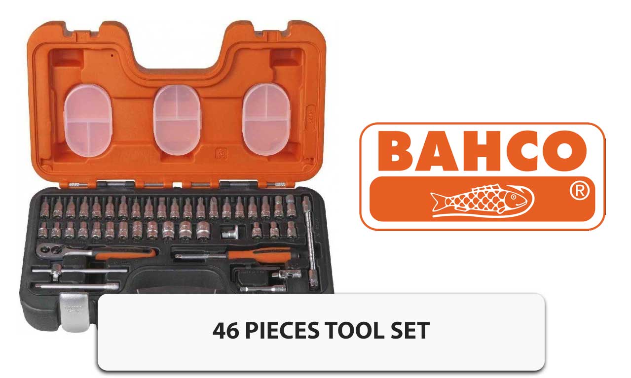 Bahco S460 46 Piece 1/4" Drive Socket Sets Dynamic Drivers Profile