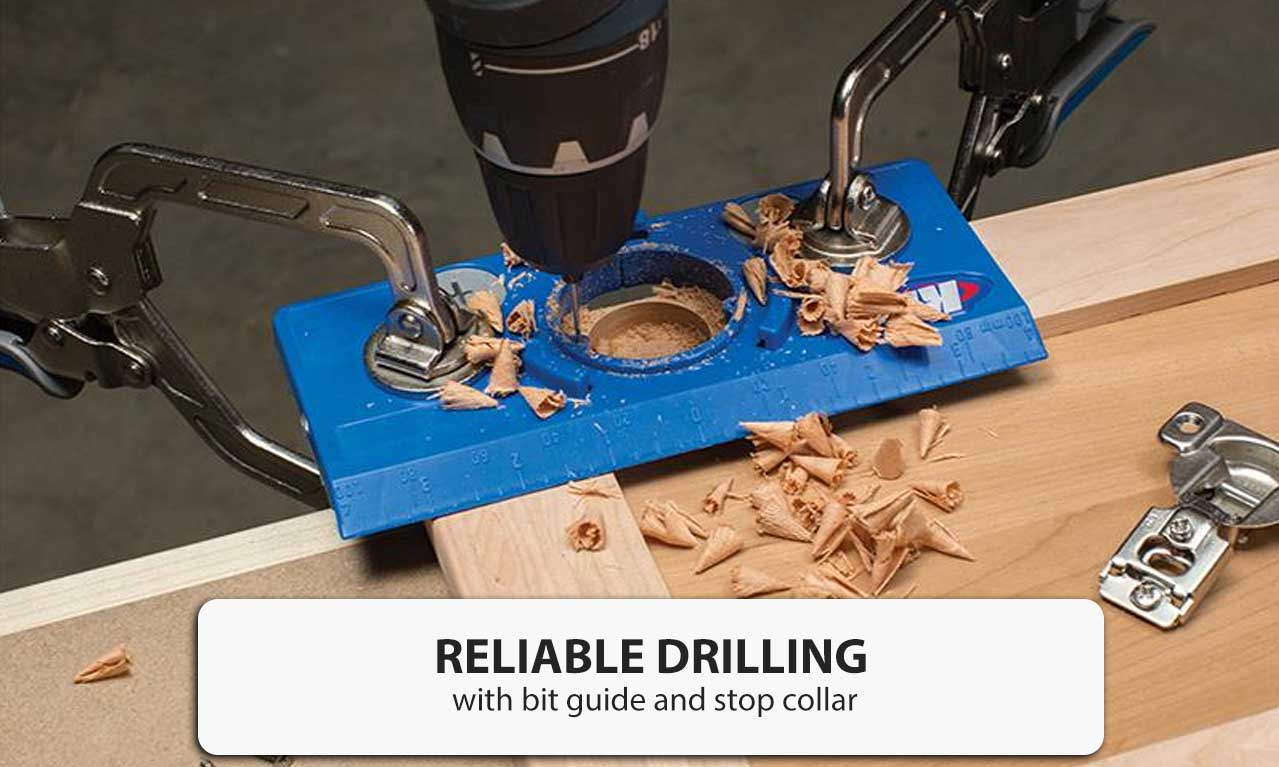 Kreg Concealed Hinge Jig with Indexing Tabs Door Hinges