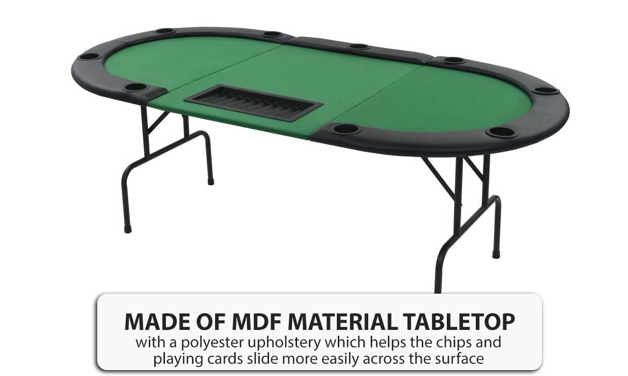 fold up poker tables