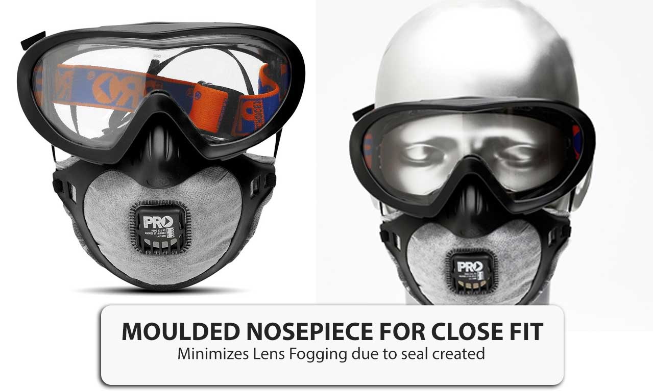 Pro Choice Goggle Respirator Mask Combo Safety FilterSpec Respiratory