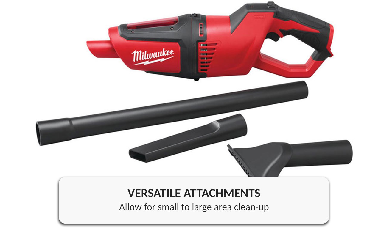 Milwaukee M12HV0 12V Cordless Handheld Compact Vacuum Cleaner Bare