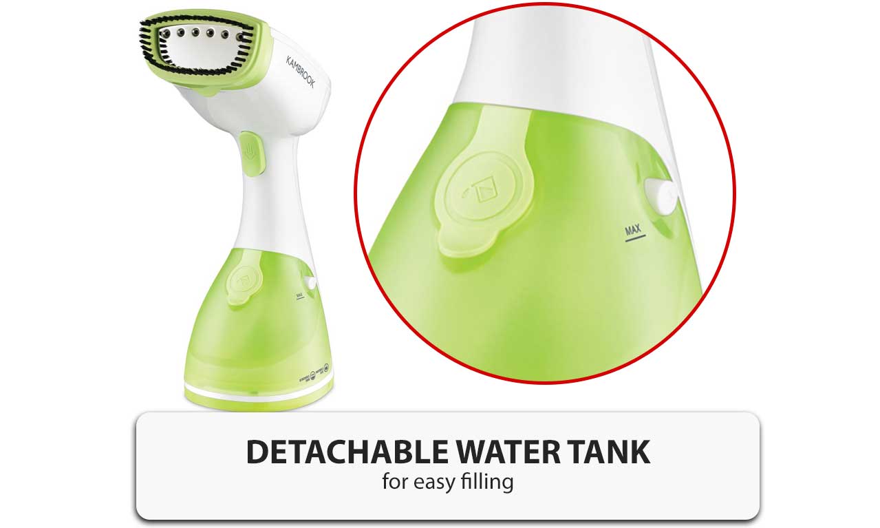 Kambrook 1100W Garment Steamer Hand Held Electric Portable Steam Fabric