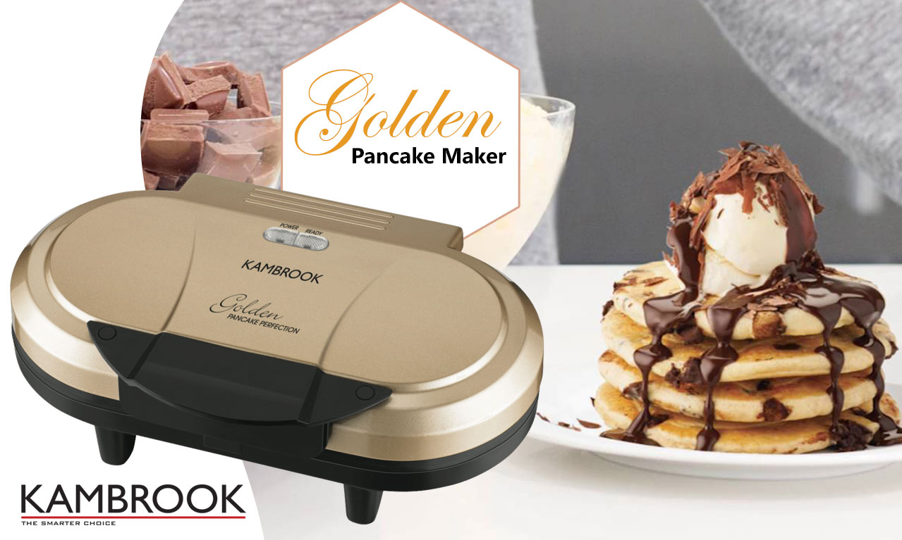 Kambrook Electric Pancake Maker Hot Cakes Machine Pan Omelette Pikelet