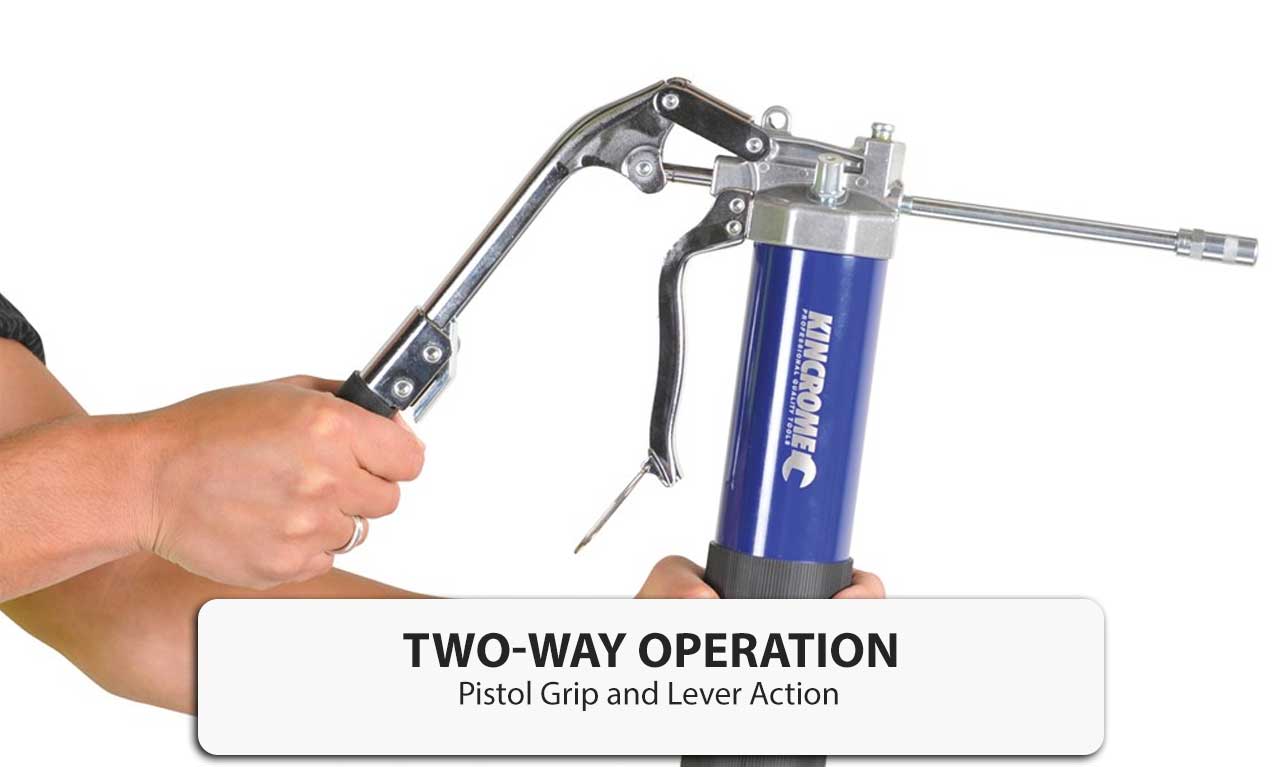 Kincrome Grease Gun Smart Pistol Grip / Lever Action 500CC K8081 Rigid