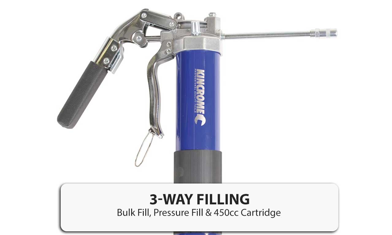 Kincrome Grease Gun Smart Pistol Grip / Lever Action 500CC K8081 Rigid