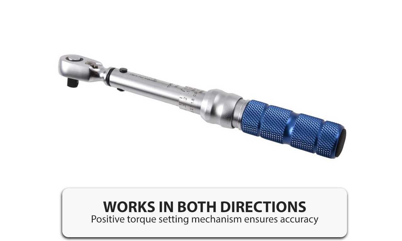 KINCROME Micrometer Click Type Torque Wrench 1/4 Inch Automotive Repair