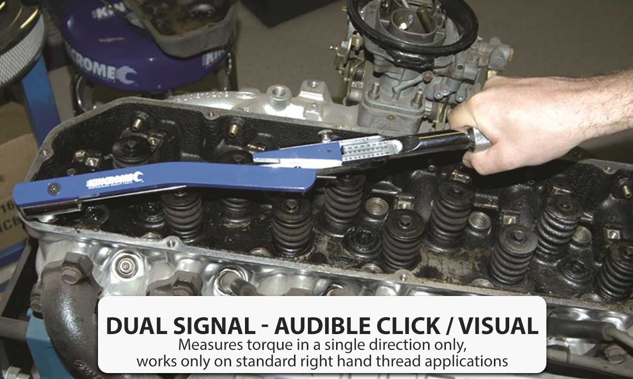 Kincrome Torque Wrench 1/2" Drive Deflecting Beam Mechanism Sliding