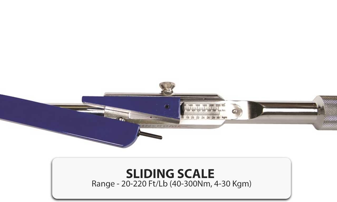 Kincrome Torque Wrench 1/2" Drive Deflecting Beam Mechanism Sliding