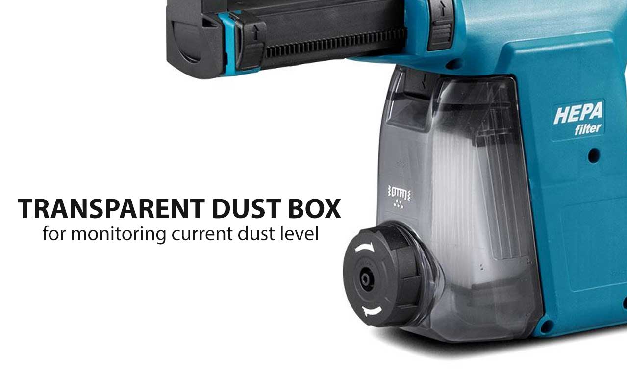 Makita DX06 HEPA Dust Extraction System Attachment to suit DHR242