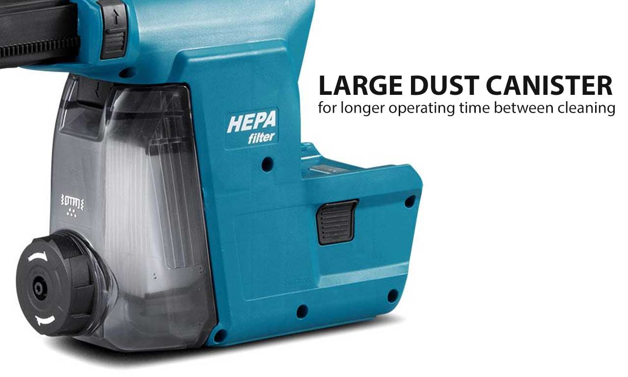 Makita DX06 HEPA Dust Extraction System Attachment to suit DHR242