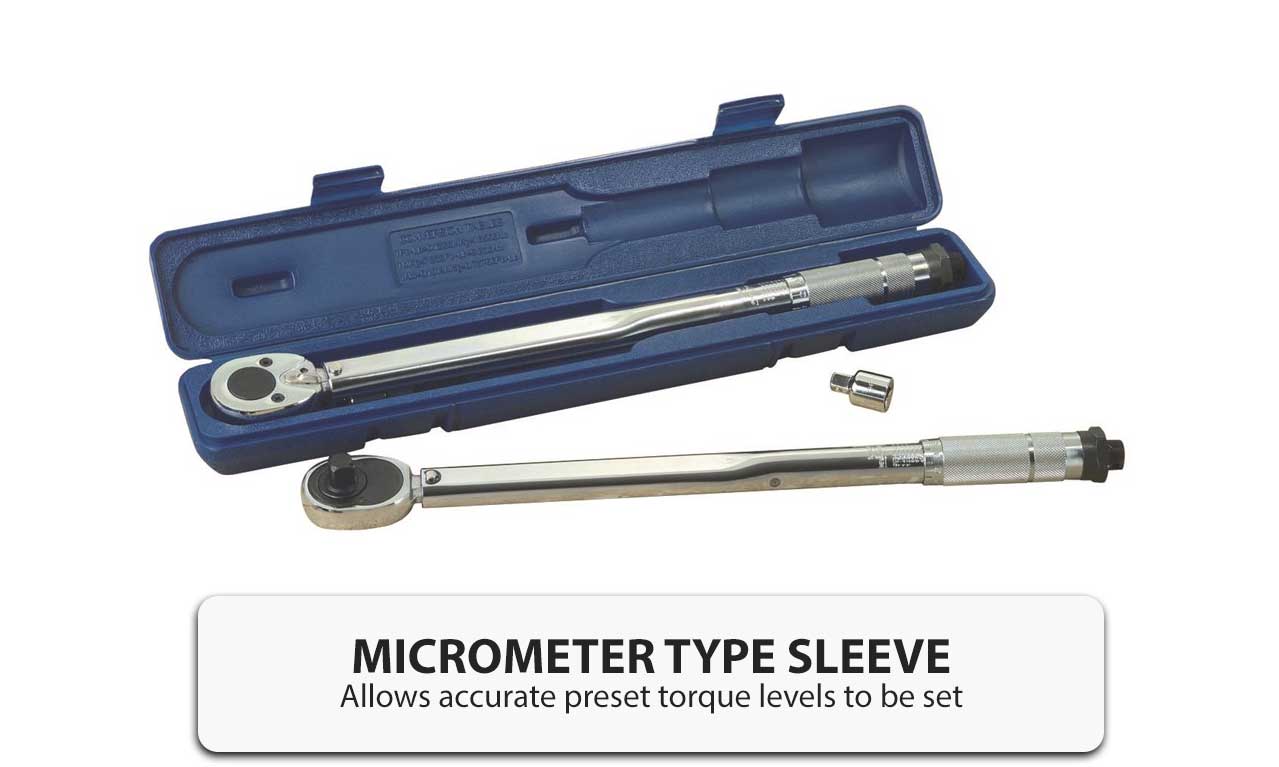 Kincrome 1/2" Square Drive Micrometre Torque Wrench Reversible Ratchet