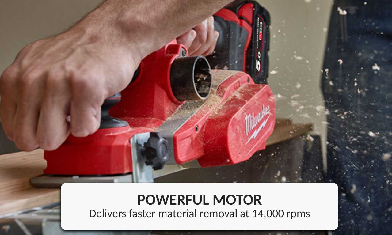 Milwaukee M18BP0 18V 82MM Cordless Planer Reversable TCT Blade Skin