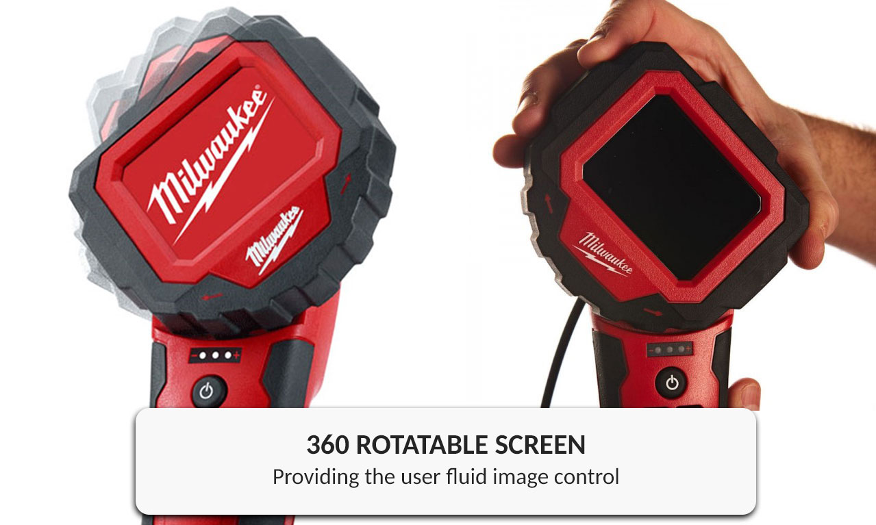 Milwaukee M12IC0L 12V Cordless Inspection Camera MSpector 360 2.7m