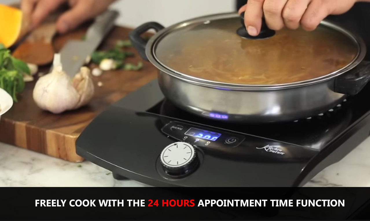 Electric Portable Induction Cooker Ceramic Kitchen Hotplate 2000W Cooktop + Pot eBay