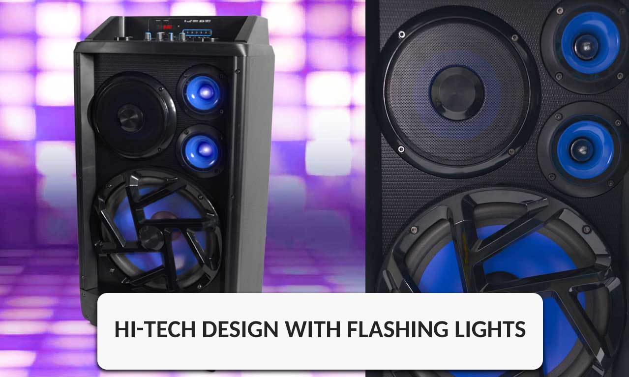 Portable Karaoke Machine Home Audio Bluetooth Speaker System Wireless