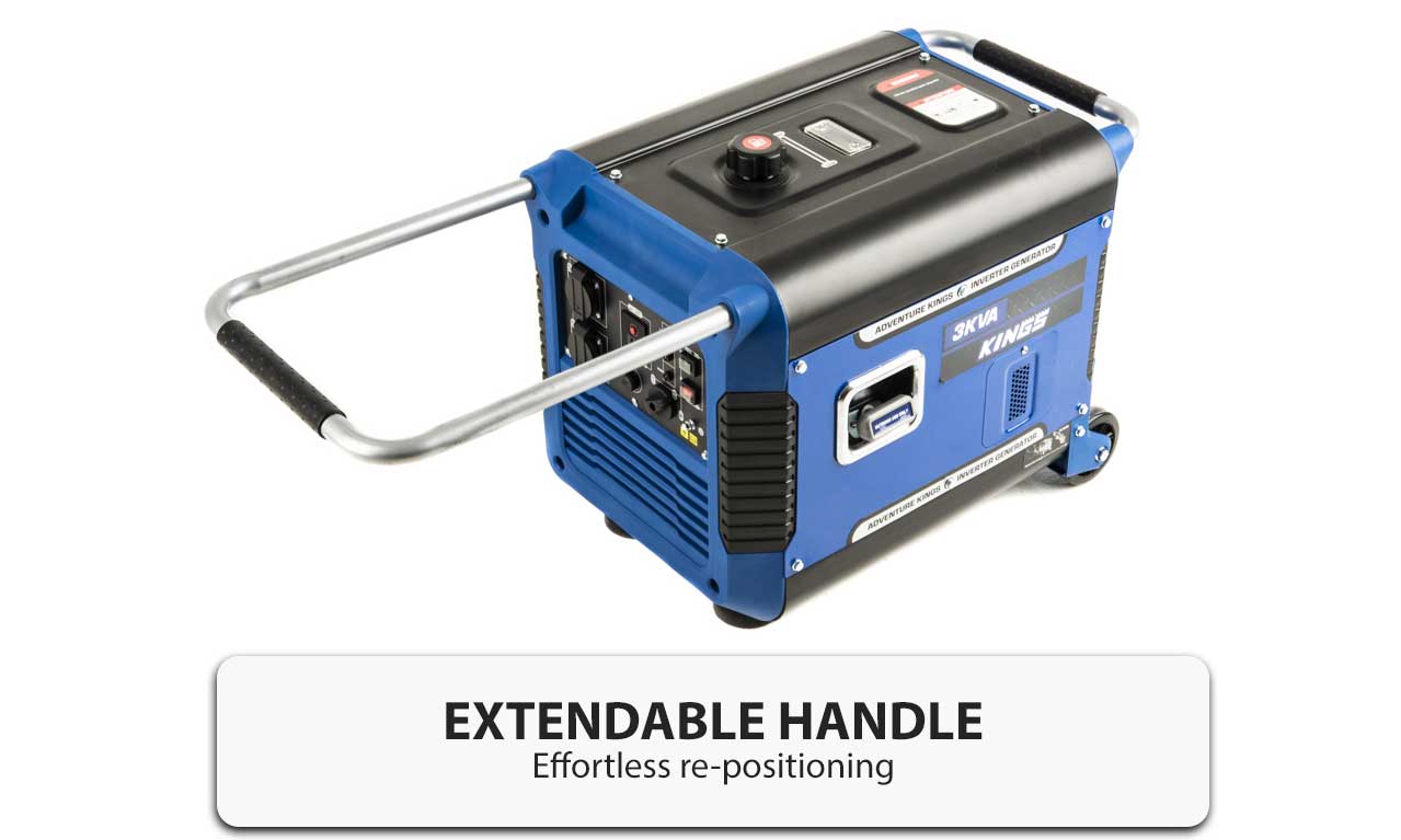 Pure Sine Wave Inverter Generator Enclosed 3kVA Rated 192CC 4 Stroke