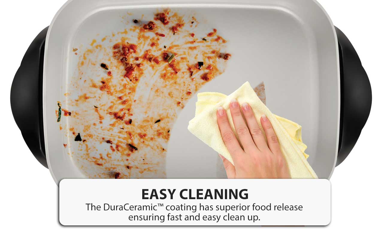 Sunbeam DuraCeramic Electric Frypan Non Stick Fry Pan Kitchen Cooking Cookware 9311445024126 eBay