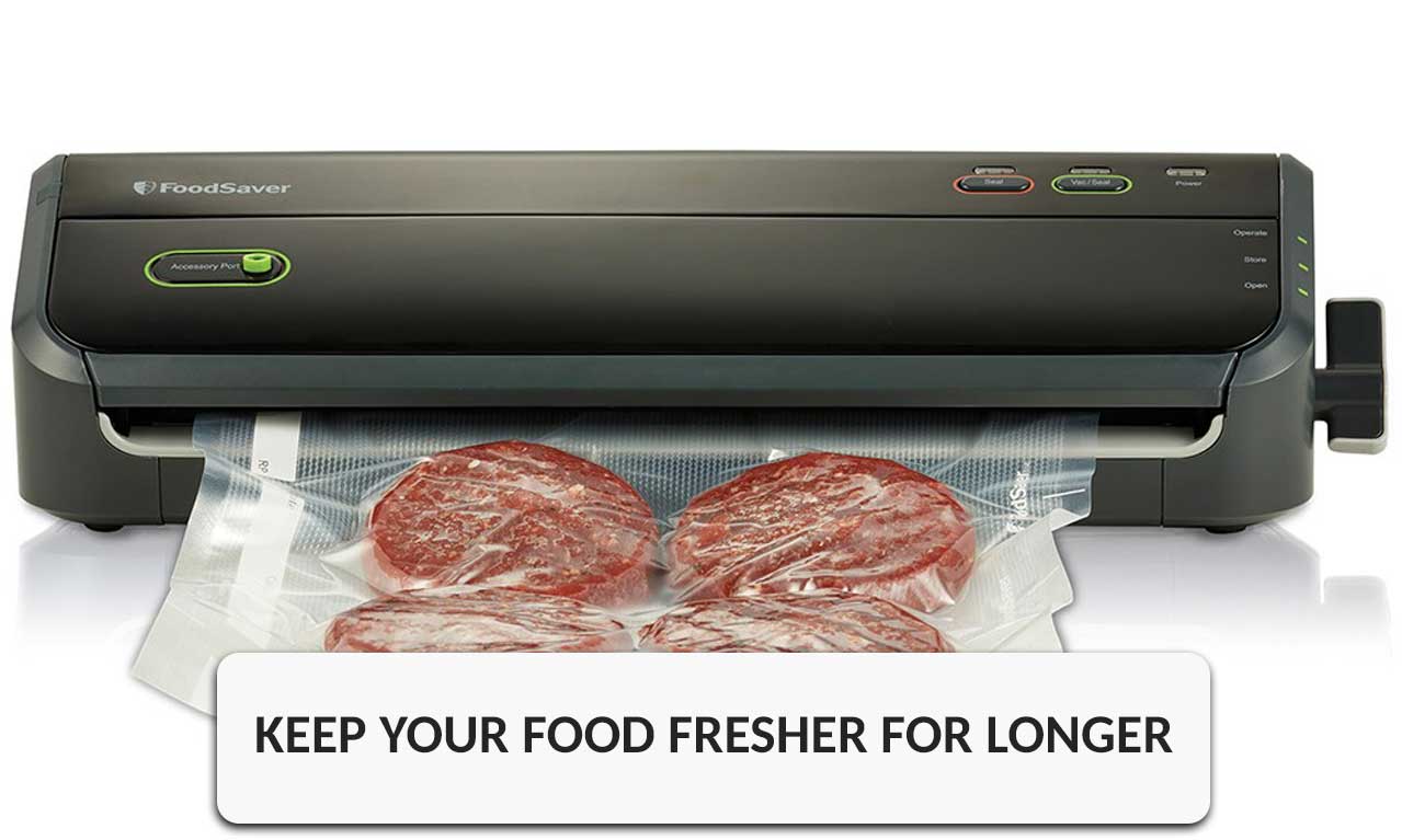 Sunbeam Food Saver Storage Sealer Machine Vacuum Sealing Freezer Meat