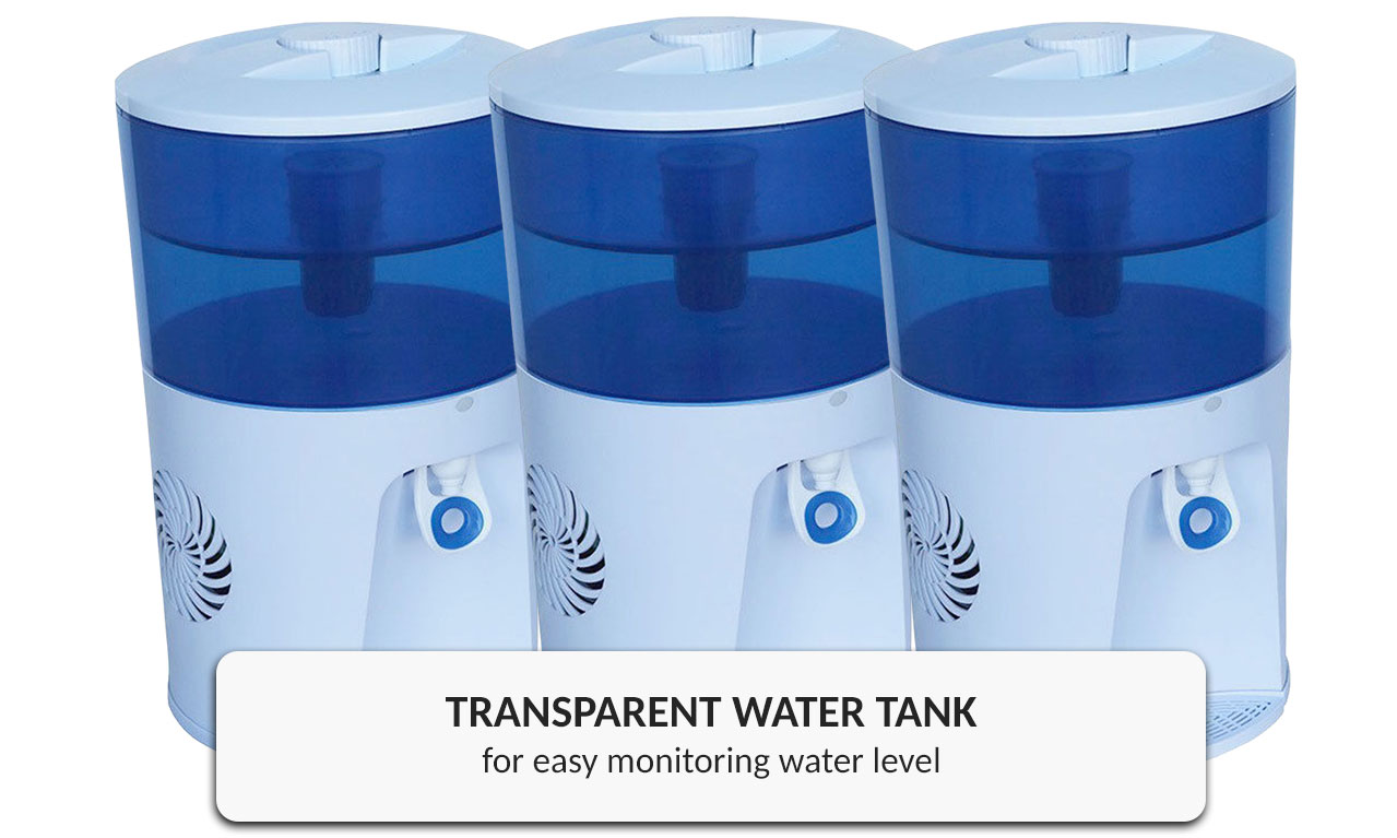 Benchtop Water Cooler Chiller Filter 8.5L Office Dispenser Resin Carbon