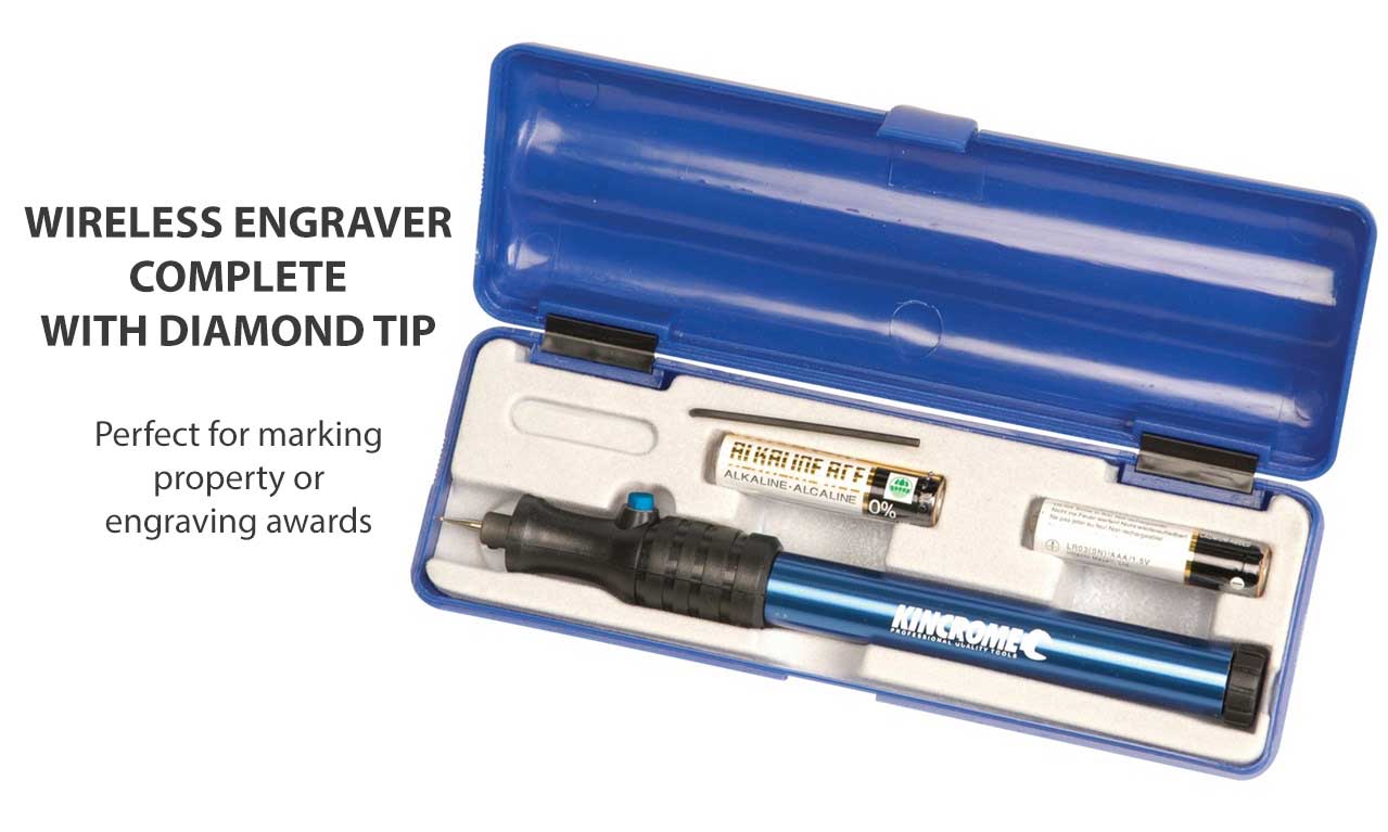 Kincrome Engraving Pen Cordless Wireless Engraver with Diamond Tip Hand
